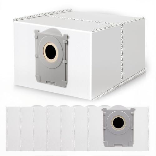8 Stück Aktivkohle Staubbeutel, Zubehör für Ecovacs DEEBOT X8 PRO Omni / X8 OMNI / X9 PRO Omni / T50 PRO Omni / T50 MAX PRO Omni / T50 Omni Saugroboter, 4L Großer Kapazität Staubsaugerbeutel Zubehör von JKITNHJOT