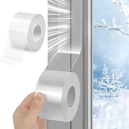 JKITNHJOT Dichtungsband Selbstklebend für Türen Fenster, 3cmx10m Window Seal Strip Tape, Transparent Wasserdicht Wetterfeste für Türen und Fenster & Glasfugen JKITNHJOT Dichtungsband Selbstklebend für Türen Fenster, 3cmx10m Window Seal Strip Tape, Transparent Wasserdicht Wetterfeste für Türen und Fenster & Glasfugen von JKITNHJOT