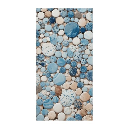 Blaue und braune Mischung Türabdeckung Banner Willkommen Eingang Schild Party Banner Urlaub Party Dekorationen Geburtstag Banner für festliche Feiern 70 x 35,4 Zoll Blaue und braune Mischung Türabdeckung Banner Willkommen Eingang Schild Party Banner Urlaub Party Dekorationen Geburtstag Banner für festliche Feiern 70 x 35,4 Zoll von JKLQWH