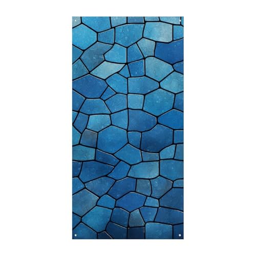 Blaues Fliesenmuster Türabdeckung Banner Willkommen Eingang Schild Party Banner Urlaub Party Dekorationen Geburtstag Banner für festliche Feiern 70 x 35,4 Zoll Blaues Fliesenmuster Türabdeckung Banner Willkommen Eingang Schild Party Banner Urlaub Party Dekorationen Geburtstag Banner für festliche Feiern 70 x 35,4 Zoll von JKLQWH