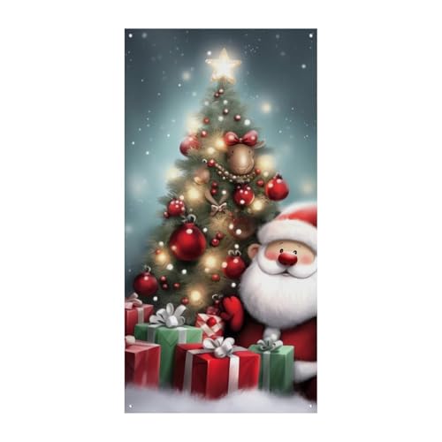 Frohe Weihnachten Türabdeckung Banner Willkommen Eingang Schild Party Banner Urlaub Party Dekorationen Geburtstag Banner für festliche Feiern 70 x 35,4 Zoll Frohe Weihnachten Türabdeckung Banner Willkommen Eingang Schild Party Banner Urlaub Party Dekorationen Geburtstag Banner für festliche Feiern 70 x 35,4 Zoll von JKLQWH