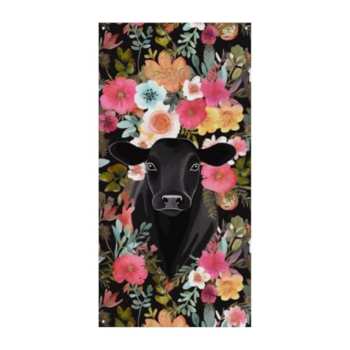 Steer Floral Türabdeckung Banner Willkommen Eingang Schild Party Banner Urlaub Party Dekorationen Geburtstag Banner für festliche Feiern 70 x 35,4 Zoll Steer Floral Türabdeckung Banner Willkommen Eingang Schild Party Banner Urlaub Party Dekorationen Geburtstag Banner für festliche Feiern 70 x 35,4 Zoll von JKLQWH