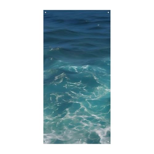 The Deep Blue Sea Türabdeckung Banner Willkommen Eingang Schild Party Banner Urlaub Party Dekorationen Geburtstag Banner für festliche Feiern 178,8 x 89,9 cm The Deep Blue Sea Türabdeckung Banner Willkommen Eingang Schild Party Banner Urlaub Party Dekorationen Geburtstag Banner für festliche Feiern 178,8 x 89,9 cm von JKLQWH