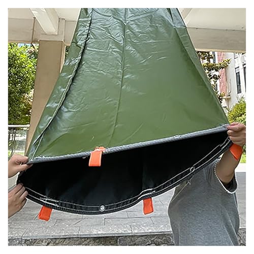 Faltbare Frachtrutsche – langlebige zylindrische Entladerutsche aus Segeltuch for einfache Lagerung und Transport(6x2m) von JKODE