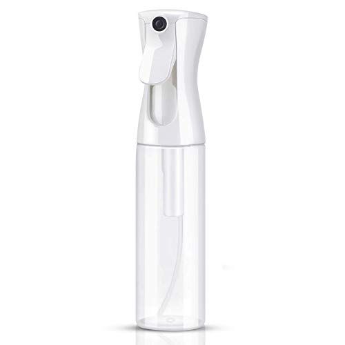 JKODE 2 Haarsprayflaschen, Aerosolspray, Lockensprayflaschen for Bändigen von Haaren, Frisuren, Pflanzen und Haustieren am Morgen, sauber – 300 ml (transparent). von JKODE