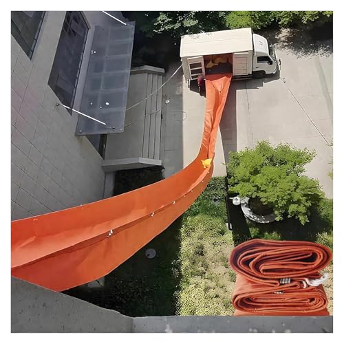 Robuste Entladerutsche aus Segeltuch – Planenrutsche mit hoher Tragkraft for effizienten Gütertransport in großen Höhen(23x1.5m) von JKODE