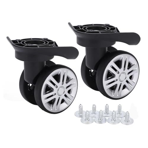 1 Paar 360 ° Drehschweifiger Koffer - Ersatz - Haltbarer PP+PET -Gepäckstücke für Trolley -Taschen, glatte Rolling -Dual -Kugellager - für die Reparatur und Upgrade von 1 Paar 360 ° Drehschweifiger Koffer - Ersatz - Haltbarer PP+PET -Gepäckstücke für Trolley -Taschen, glatte Rolling -Dual -Kugellager - für die Reparatur und Upgrade von von JKOKPMG