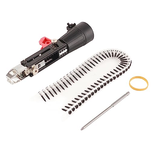 Automatische Kettennagelpistole & Schraubketten - -Adapter für Elektrobohrer - Verstellbares DIY -Schraubanstrichwerkzeug mit Gummi -Ring für Holzbearbeitung, Decke, Schränke und von JKOKPMG