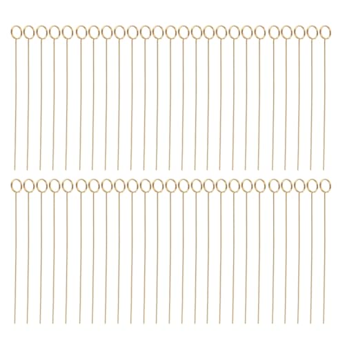 Blumenpicks Clips wiederverwendbares goldenes Metalldraht Floral Place Kartenhalter 6in Foto Memo Halter für Hochzeit Verlobungsfeier Dekorationen 50pcs (Runden) von JKOKPMG