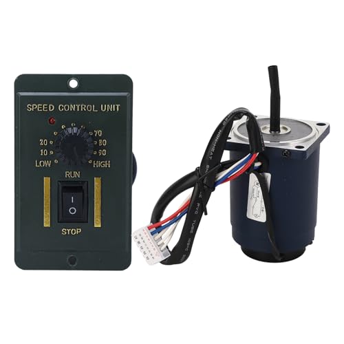 Getriebe Motor 6W hohe Torsion niedrig rauschfeindbeständiges variabler Geschwindigkeitsreversiblermotor mit Geschwindigkeitsregler AC220V (2800R pro Minute (10 bis 2800 U/min)) von JKOKPMG