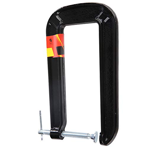 Hochleistungsstahl G -Typ Tiefes Hals C -Klemme für Holzbearbeitung, Wärme behandeltes Schreinerklemmwerkzeug mit ergonomischem Griff, maximaler Klemmdicke 100 mm Tiefe 185 mm (Klemmdicke 60* Tiefe Hochleistungsstahl G -Typ Tiefes Hals C -Klemme für Holzbearbeitung, Wärme behandeltes Schreinerklemmwerkzeug mit ergonomischem Griff, maximaler Klemmdicke 100 mm Tiefe 185 mm (Klemmdicke 60* Tiefe von JKOKPMG