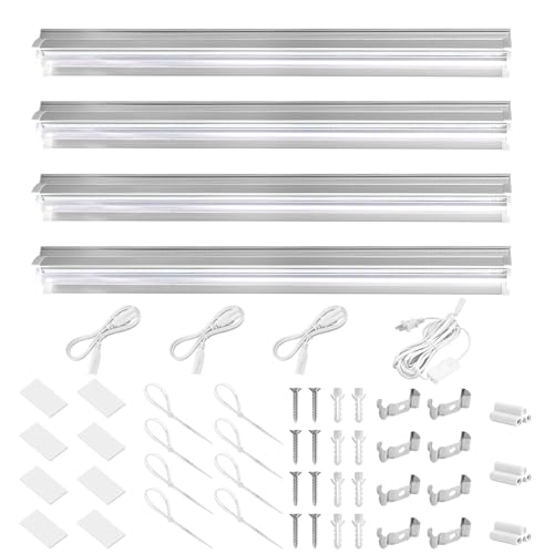 JKOKPMG Professionelle 80W T5 Pflanzenlampe mit 4 Röhren & 816 LEDs – Vollspektrum Beleuchtung für 1,2m², 630nm Rotlicht, Energieeffizient JKOKPMG Professionelle 80W T5 Pflanzenlampe mit 4 Röhren & 816 LEDs – Vollspektrum Beleuchtung für 1,2m², 630nm Rotlicht, Energieeffizient von JKOKPMG