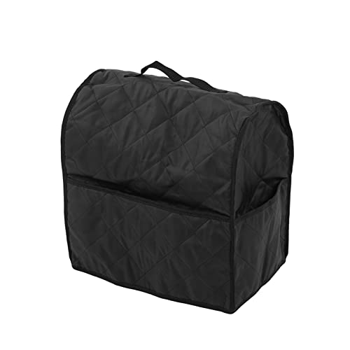 Lebensmittelmixerabdeckung für Küchenstillmixer, Mixer und Toaster Staubschutz mit gestepptem Polyesterstoff, Tragetaschen und Aufbewahrungstaschen-Anti-Kratzer, Anti-Dirt-Design (Schwarz) von JKOKPMG