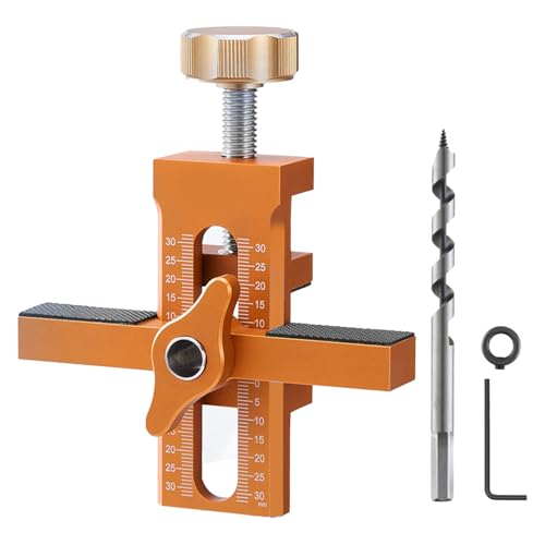 Schranktür Montage -Jig -Werkzeug Set Hochleistungsverstellbarer Aluminiumlegierung Holzbearbeitung Position Leveler für Küchenschränke Badezimmerschränke Kleiderschränke von JKOKPMG
