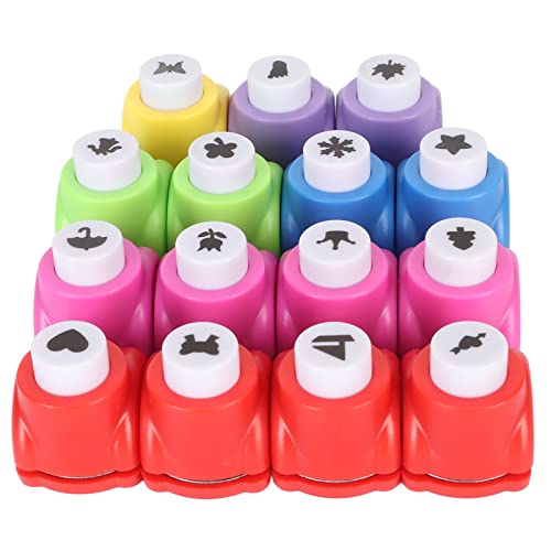 Shape Paper Punch Set 15pcs Kinder basteln Werkzeug Bunte DIY Scrapbooking Journaling Grußkarte Herstellung verschiedener Designs ABS -Legierung Material 3.3 x 2,5 x 3,2 cm Shape Paper Punch Set 15pcs Kinder basteln Werkzeug Bunte DIY Scrapbooking Journaling Grußkarte Herstellung verschiedener Designs ABS -Legierung Material 3.3 x 2,5 x 3,2 cm von JKOKPMG