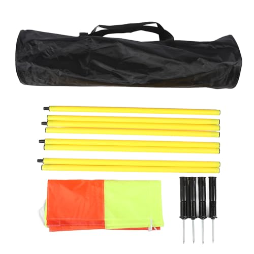Soccer Field Corner Flags Haltbarer Sichtbarkeit 4pcs Quadratflags mit 8 PCS 2 Abschnitt 1,5 m Stangen für Trainingsausstattung im Freien Fußballausrüstung Leichtes tragbares Soccer Field Corner Flags Haltbarer Sichtbarkeit 4pcs Quadratflags mit 8 PCS 2 Abschnitt 1,5 m Stangen für Trainingsausstattung im Freien Fußballausrüstung Leichtes tragbares von JKOKPMG
