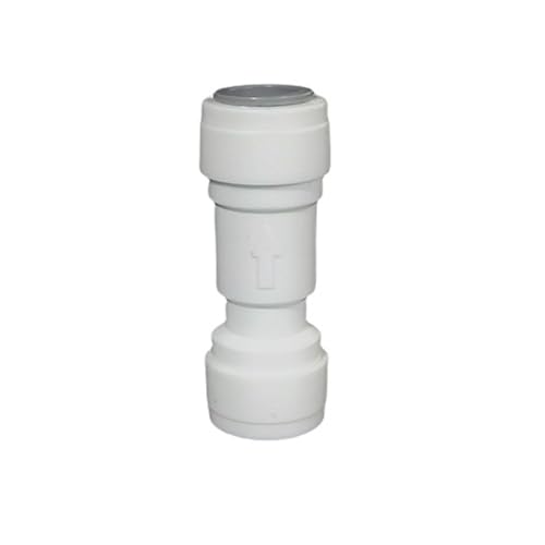 Rückschlagventil Wasserreiniger Zubehör 1/4" 3/8" OD Schnell Eindrücken for Anschließen Von Wasserrohrverschraubungen(3l8) von JKPQQEHV