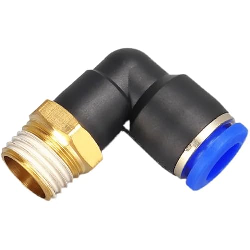Winkelstück T-Stück Messing 1/8" 1/4" 3/8" 1/2" BSPT Männlich Weiblich 4 6 8 10 12 14 16mm Rohr Luft Pneumatische Fitting Push In Zu Verbinden SL Ventil(PL,4-M5) von JKPQQEHV