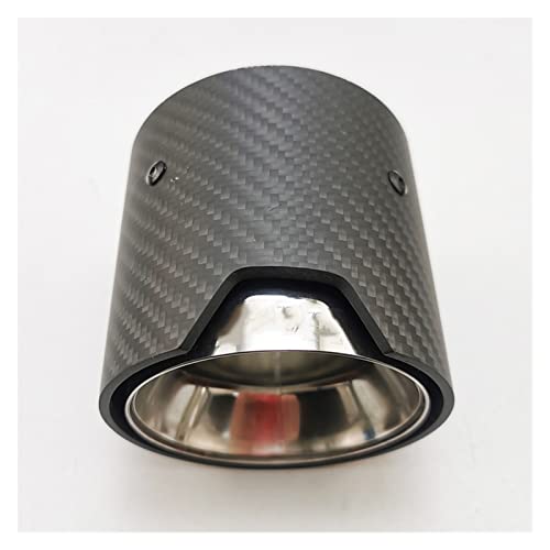 Für X1 F48 F49 X2 F39 2016-2022 Auto Endrohr Auspuff Auto Spitze Edelstahl Schwanz Kehle Dekoration Auspuffblende (Farbe : X1 Silver 1pc) von JKSM