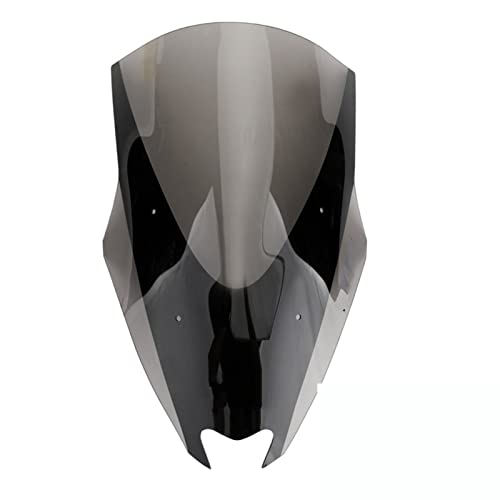 Universal Windschild Motorrad -Windschutzscheibe Für Yamaha NMAX155 N-Max 125 Nmax 155 Windschutzscheibe Defelector 2016-2019 Air Deflector (Color : Grey) von JKSM