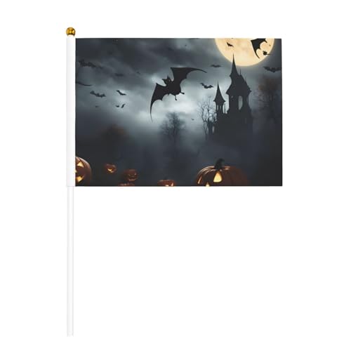 Halloween Flying Bats 4 6pack & 10 Pack Handheld Flagge, Banner On Stick, Small Flags for Parades, Party, Bar, Birthday Halloween Flying Bats 4 6pack & 10 Pack Handheld Flagge, Banner On Stick, Small Flags for Parades, Party, Bar, Birthday von JKXUN
