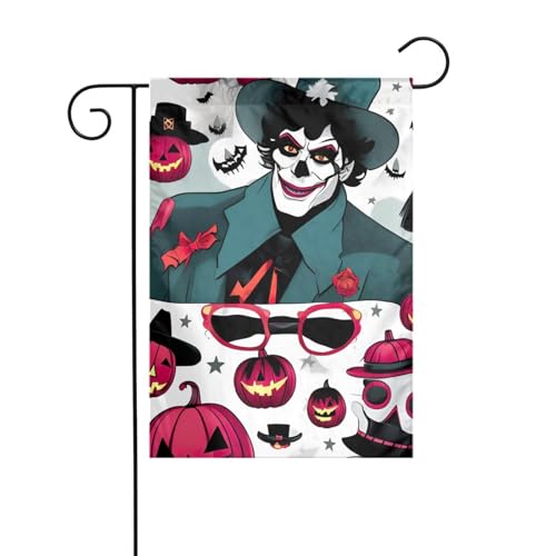 Happy Halloween Day 1 Gartenflagge, doppelseitig, 30,5 x 45,7 cm, Flaggen für Outdoor-Urlaubsdekorationen, langlebige Hofflagge Happy Halloween Day 1 Gartenflagge, doppelseitig, 30,5 x 45,7 cm, Flaggen für Outdoor-Urlaubsdekorationen, langlebige Hofflagge von JKXUN