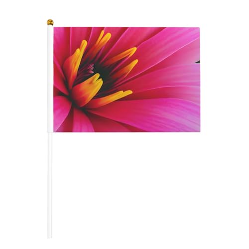 Hawaii-Blume, 6 Stück & 10 Stück Handflagge, Banner auf Stab, kleine Flaggen für Paraden, Party, Bar, Geburtstag Hawaii-Blume, 6 Stück & 10 Stück Handflagge, Banner auf Stab, kleine Flaggen für Paraden, Party, Bar, Geburtstag von JKXUN