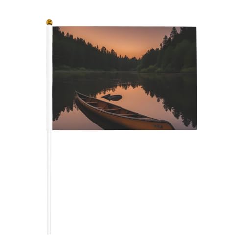 Moonlit Kanu Allagash River 6 Pack & 10 Pack Handheld Flagge, Banner On Stick, Small Flags for Parades, Party, Bar, Birthday Moonlit Kanu Allagash River 6 Pack & 10 Pack Handheld Flagge, Banner On Stick, Small Flags for Parades, Party, Bar, Birthday von JKXUN