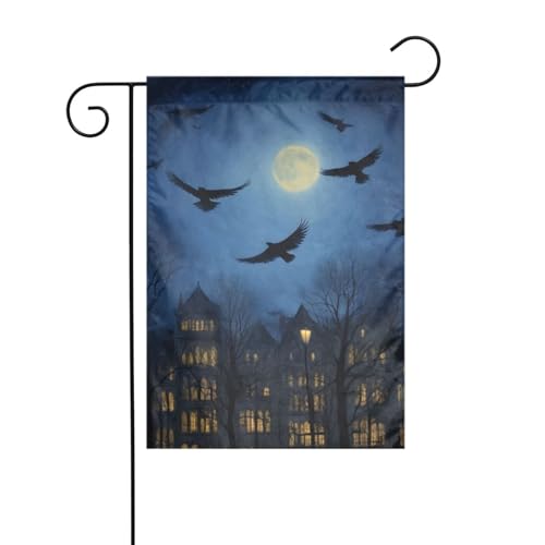 Night Sky Gartenflagge, doppelseitig, 30,5 x 45,7 cm, Flaggen für Outdoor-Urlaubsdekorationen, langlebige Hofflagge Night Sky Gartenflagge, doppelseitig, 30,5 x 45,7 cm, Flaggen für Outdoor-Urlaubsdekorationen, langlebige Hofflagge von JKXUN