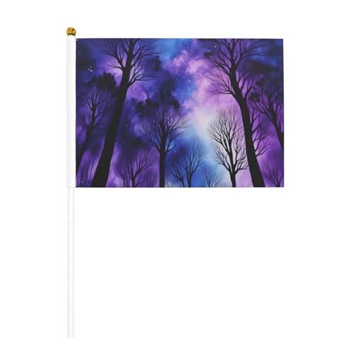 Starry Night Sky Deep 6pack & 10 Pack Handheld Flagge, Banner On Stick, Small Flags for Paras, Party, Bar, Birthday Starry Night Sky Deep 6pack & 10 Pack Handheld Flagge, Banner On Stick, Small Flags for Paras, Party, Bar, Birthday von JKXUN