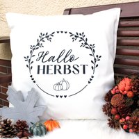 Kissenbezug 50x50 Baumwolle Hallo Herbst Exkl. Füllung | Herbstdeko Wohnzimmer Geschenkideen Deko Dekokissen Geschenke Kissenbezug 50x50 Baumwolle Hallo Herbst Exkl. Füllung | Herbstdeko Wohnzimmer Geschenkideen Deko Dekokissen Geschenke von JKdesign4you