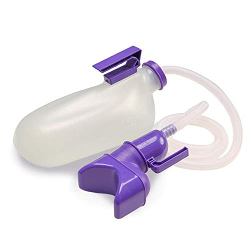 JLCP Damen-Urinal Mit 1,6 M Wanne, 2000 Ml Tragbares Urin-Urinfläschchen Mit PIPI-Töpfchen Auslaufsichere Baby-Urin-Auffangbehälter von JLCP
