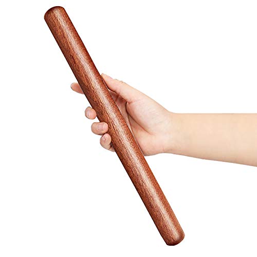 JLCP Großer Hölzerner Nudelholz, Umweltfreundlich Hohe Dichte Schimmelbeweis Nicht Klebrig Professionelle Teigwalze Teigroller Für Pizza/Brot/Kekse/Fondant/Tortenkruste,70cm von JLCP