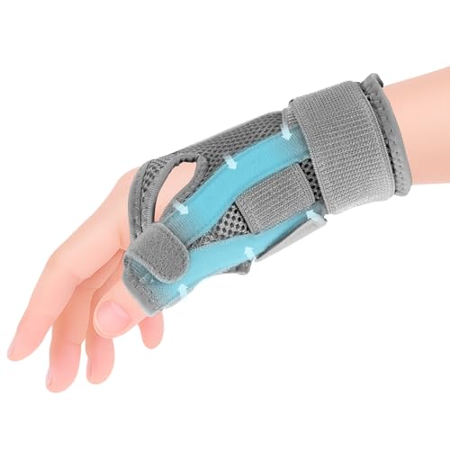 JLFDLLYYZQ Daumenbandage Rechts und Links, Verstellbare Daumenschiene, Daumenorthese für Arthritis, CMC-Gelenkverletzungen, Sehnenscheidenentzündung Bandage Unisex(Grau) von JLFDLLYYZQ