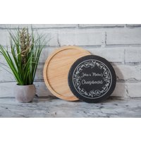 Personalisierte Käsebrett Geschenkset von JLLDesignsLTD