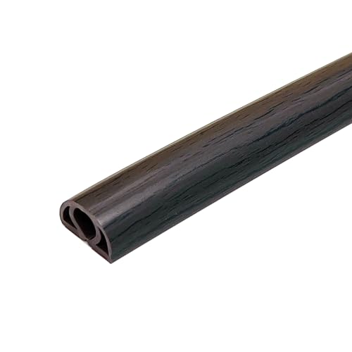 Bodenkanal, Kabelschutzmatte, Strapazierfähiges PVC-Material, Feuerhemmend, Geeignet für Das Home-Office Oder Den Außenbereich(Black,700x2cm/276x0.8in) von JLLEIZYZ