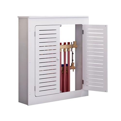 Heizungsverkleidung, Radiator Cover, PVC-Folie mit Hoher Dichte, Waschbar und Abwischbar, Geeignet zum Verstecken Unordentlicher Rohre(80x70x25cm/31x28x10in) von JLLEIZYZ