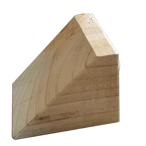 JLLEIZYZ Garage Stopper für Auto, Auffahrkeile, Temporärer Gebrauch, Massivholzmaterial, Geeignet für Familienautos, SUVs, Kleine LKWs(30x30x25cm/12x12x10in) von JLLEIZYZ