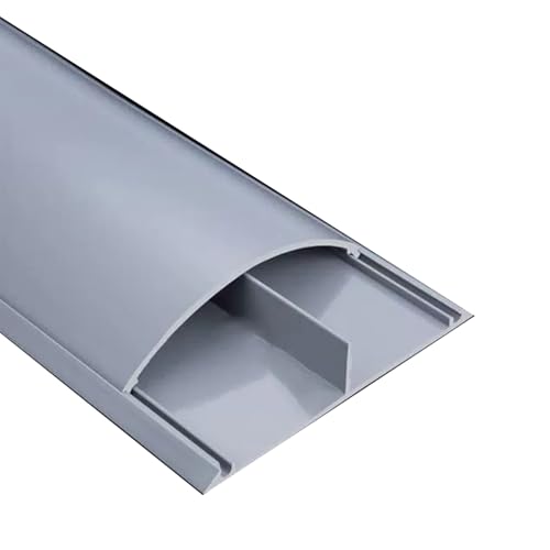 Kabelabdeckung Boden, Kabelkanal Outdoor, PVC-Hartplastik, Antistatisch, Ausgezeichnete Thermische Stabilität, Geeignet für Innen- und Außenbereiche(100x9x2cm/39x3.5x0.8in) von JLLEIZYZ