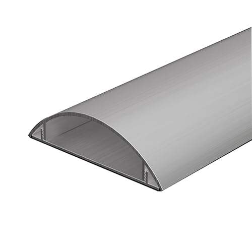 Kabelkanal Boden Flach, Fussboden Kabelkanals, Material aus Aluminiumlegierung, Verschiedene Größen und Modelle, Tragkraft: 200 Kg(100x2.9x0.8cm/39x1.1x0.3in) von JLLEIZYZ