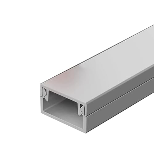 Kabelkanal Outdoor, Kabelschutzmatte, Hochhartes PVC-Material Zum Schutz Der Kabel im Homeoffice und Zur Vermeidung Von Stolperfallen(Gray,10x2.7cm/3.9x1in) von JLLEIZYZ