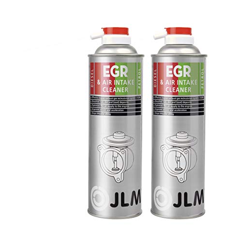 JLM AGR Ventil & Lufteinlass Reiniger Benzin & Diesel 2 x 500ml (1000ml) | 2er Pack von JLM
