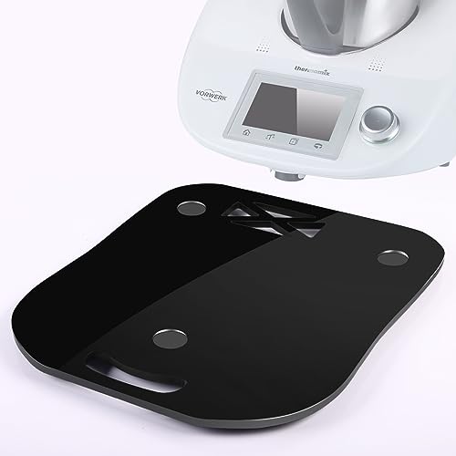 Gleitbrett Acryl Kompatibel mit Thermomix TM6 TM5, JLNJLE Hochwertige Gleiter Brett Müheloses Verschieben Rollbrett für TM6 TM5 Zubehör(Schwarz) von JLNJLE