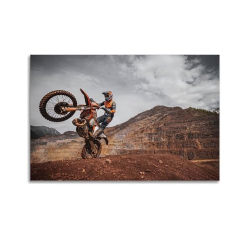 JLTC Motocross-Poster KTM 300 EXC Extremsport-Poster, dekoratives Gemälde, Leinwand, Wandposter und Kunstdruck, modernes Familienschlafzimmer-Dekor-Poster, 60 x 90 cm JLTC Motocross-Poster KTM 300 EXC Extremsport-Poster, dekoratives Gemälde, Leinwand, Wandposter und Kunstdruck, modernes Familienschlafzimmer-Dekor-Poster, 60 x 90 cm von JLTC