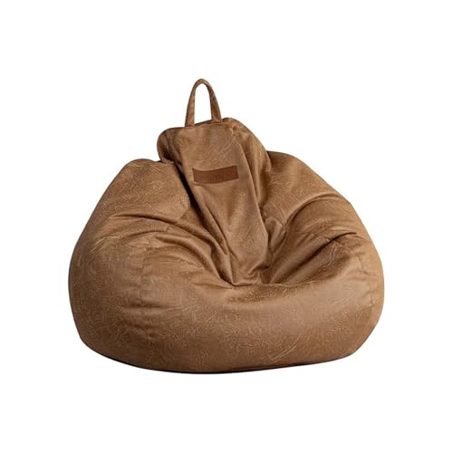 JLTPH Bean Bag Chair for Adults – Foldable Floor Lounger with Memory Foam Filling, Washable Microfiber Cover, Compact Sofa for Small Spaces(Moongold,90 * 110cm) von JLTPH