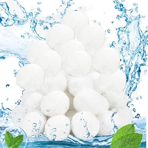 700g Filterbälls, Filter Balls, Filterkugeln, Filterballs FürPoolpumpe, Pool Pumpe Filterballs, Schwimmbad Filterballs, Poolreinigung Zubehör, Pool Filterkugeln, für Sandfilteranlage Schwimmbad von JLTXKST