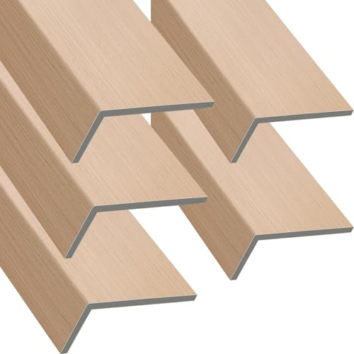 5 Stück Drahtregal-Abdeckungen for Speisekammern mit Holzmaserung, Regalabdeckungen aus Kunstholz for Drahtregale, rustikale Schrankregal-Abdeckungen – Badezimmer(Color H,48x12x2in) von JLXJYS