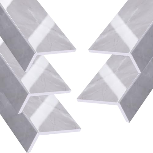 5 Stück Drahtregal-Abdeckungen for Speisekammern mit Holzmaserung, Regalabdeckungen aus Kunstholz for Drahtregale, rustikale Schrankregal-Abdeckungen – Badezimmer(Color N,38x16x2in) von JLXJYS