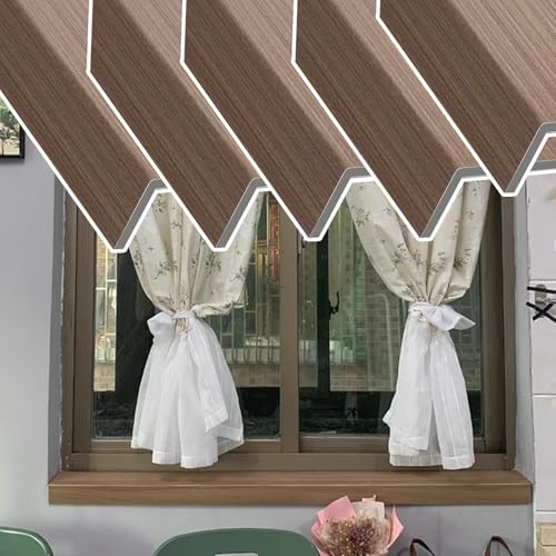 5 Stück Drahtregalabdeckungen, 0,3 Zoll dicke PVC-Drahtregalabdeckungen, Organizer-Einlagen aus Kunstholz for Büro, Bad, Küche(Color B,33x12x2in) von JLXJYS