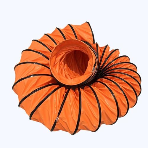 Absaugschlauch PVC-Kanalschlauch for Abluftventilatoren, durchstoßfester Staub- und Rauchschläuche, Sammelschlauch, Entlüftungskanalrohr, for Klimaanlagen/Badezimmer/Küchen/Fabriken(L 16.4 ft/5m,Dia-1 von JLXJYS